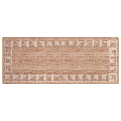 Rug Runner MARSA White 100 x 450 cm Polyester and PVC