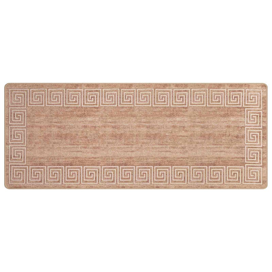 Rug Runner MARSA White 100 x 450 cm Polyester and PVC