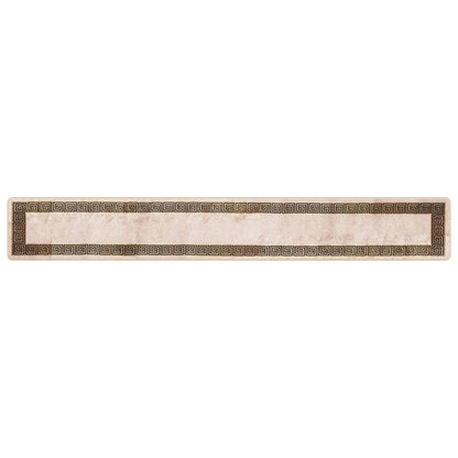 Rug Runner MARSA Black 50 x 350 cm Polyester and PVC