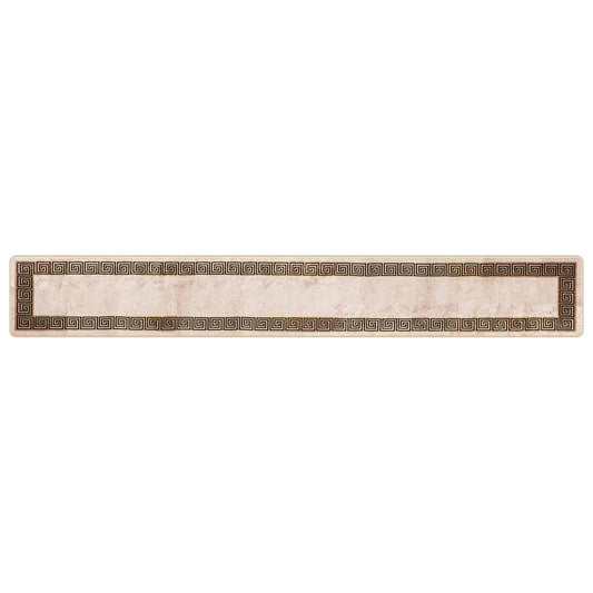 Rug Runner MARSA Black 50 x 350 cm Polyester and PVC