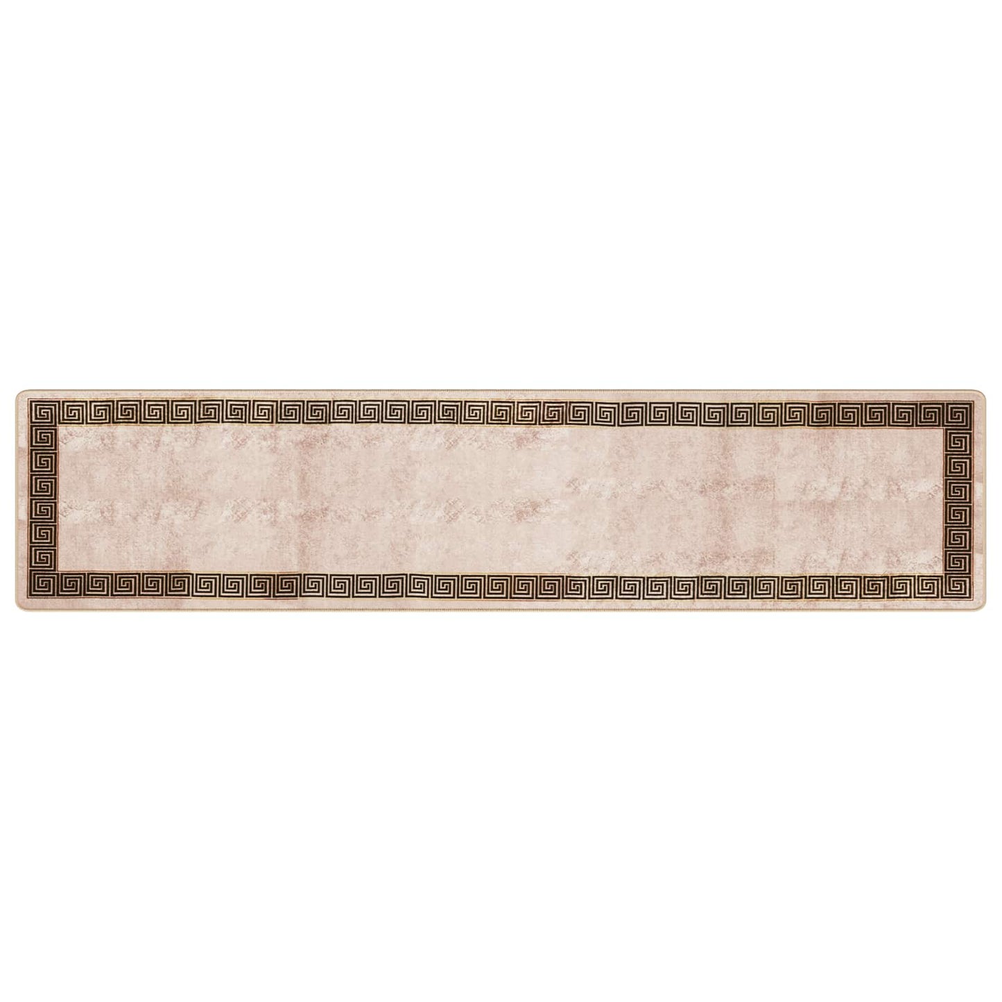 Rug Runner MARSA Black 80 x 350 cm Polyester and PVC