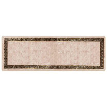 Rug Runner MARSA Black 100 x 300 cm Polyester and PVC