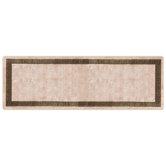 Rug Runner MARSA Black 100 x 300 cm Polyester and PVC