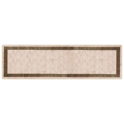 Rug Runner MARSA Black 100 x 350 cm Polyester and PVC