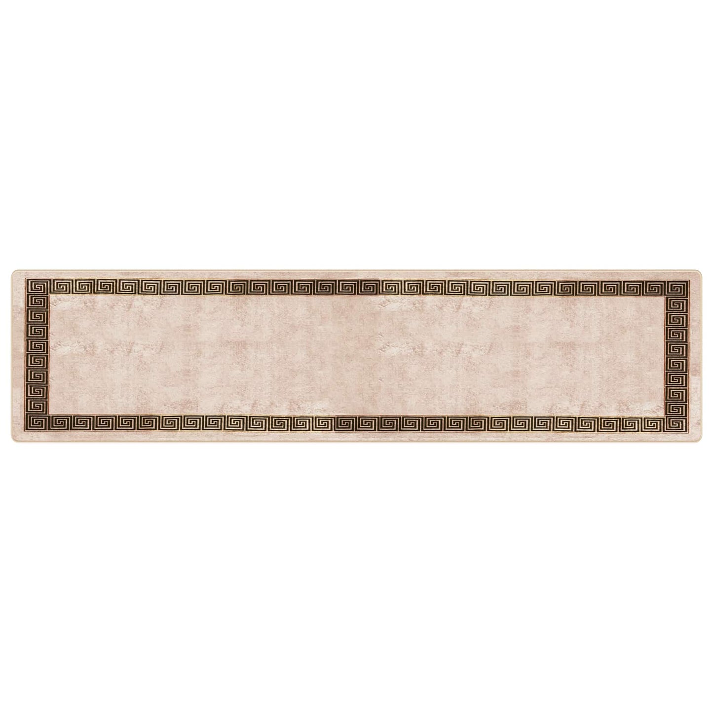Rug Runner MARSA Black 100 x 400 cm Polyester and PVC