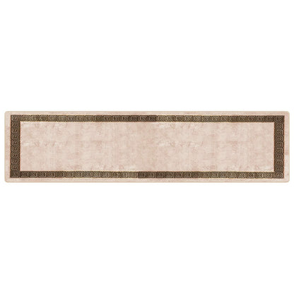 Rug Runner MARSA Black 100 x 400 cm Polyester and PVC