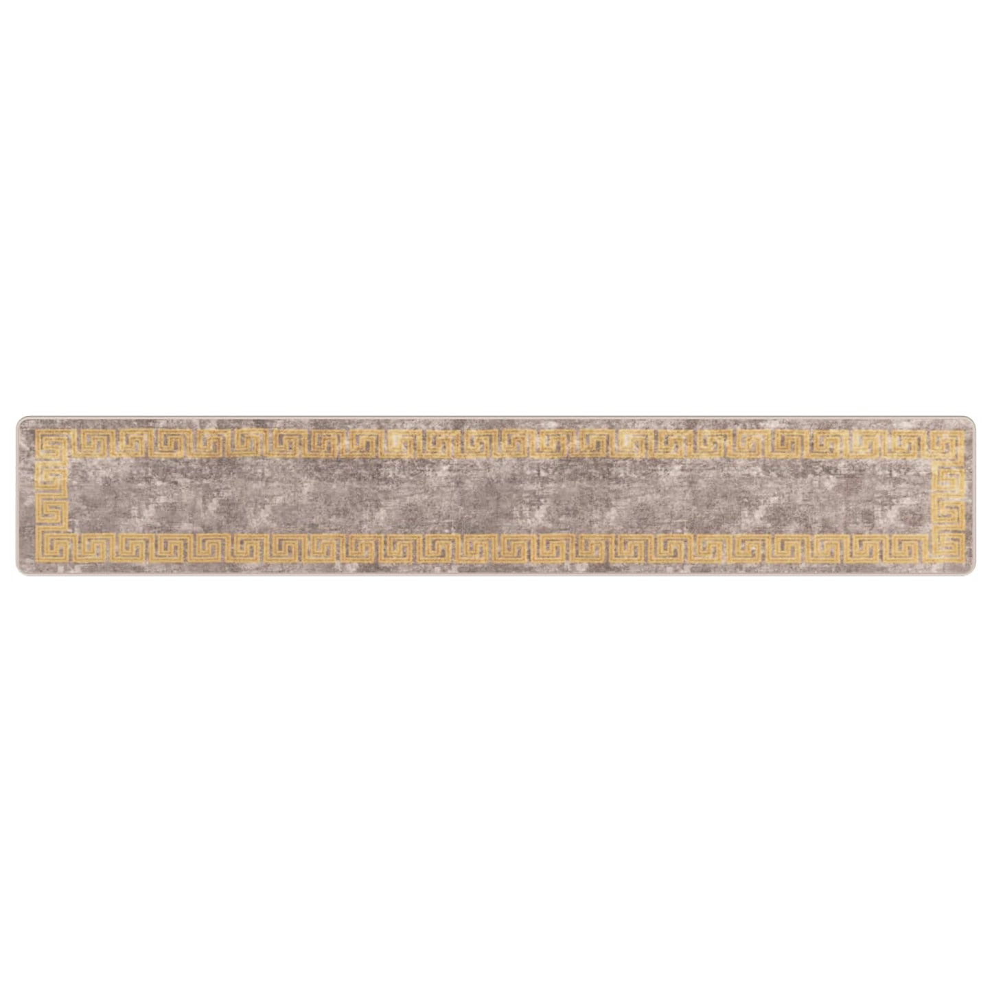 Rug Runner MARSA Grey 50 x 300 cm Polyester and PVC