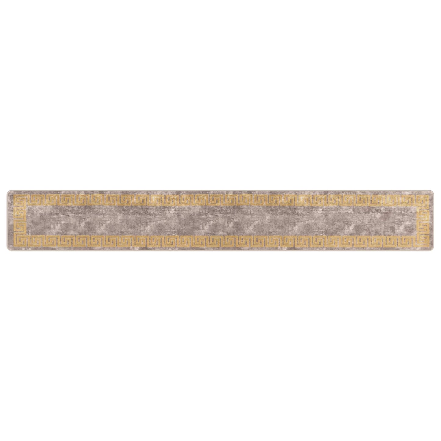 Rug Runner MARSA Grey 50 x 350 cm Polyester and PVC