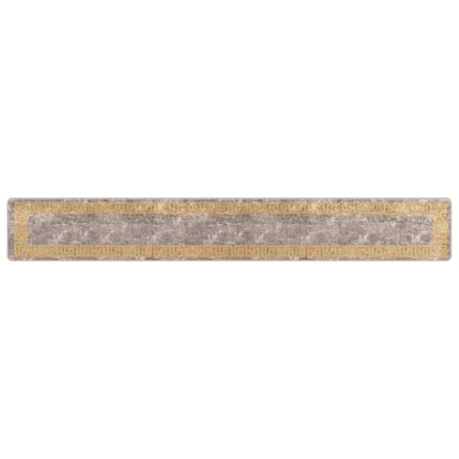 Rug Runner MARSA Grey 50 x 350 cm Polyester and PVC