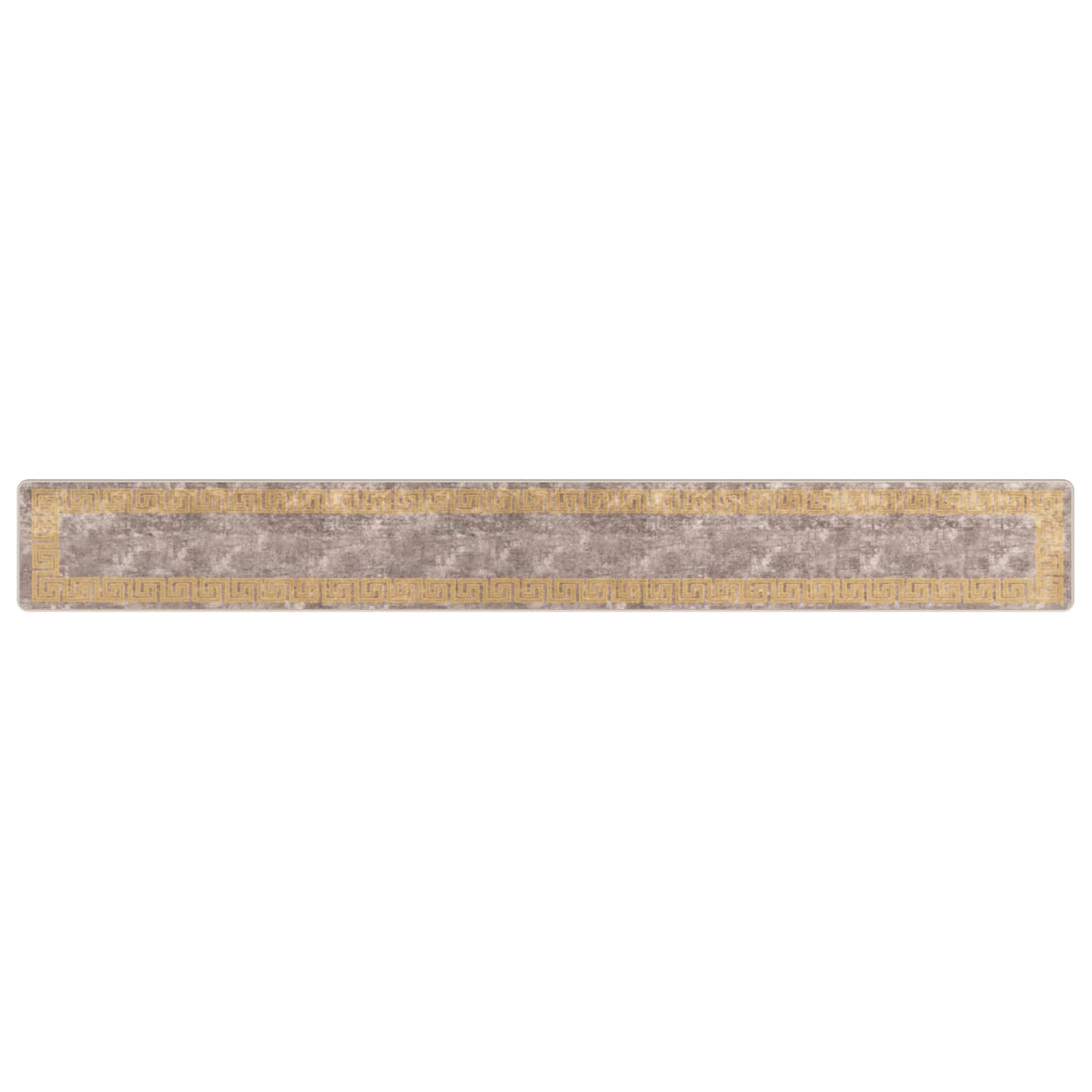 Rug Runner MARSA Grey 50 x 400 cm Polyester and PVC
