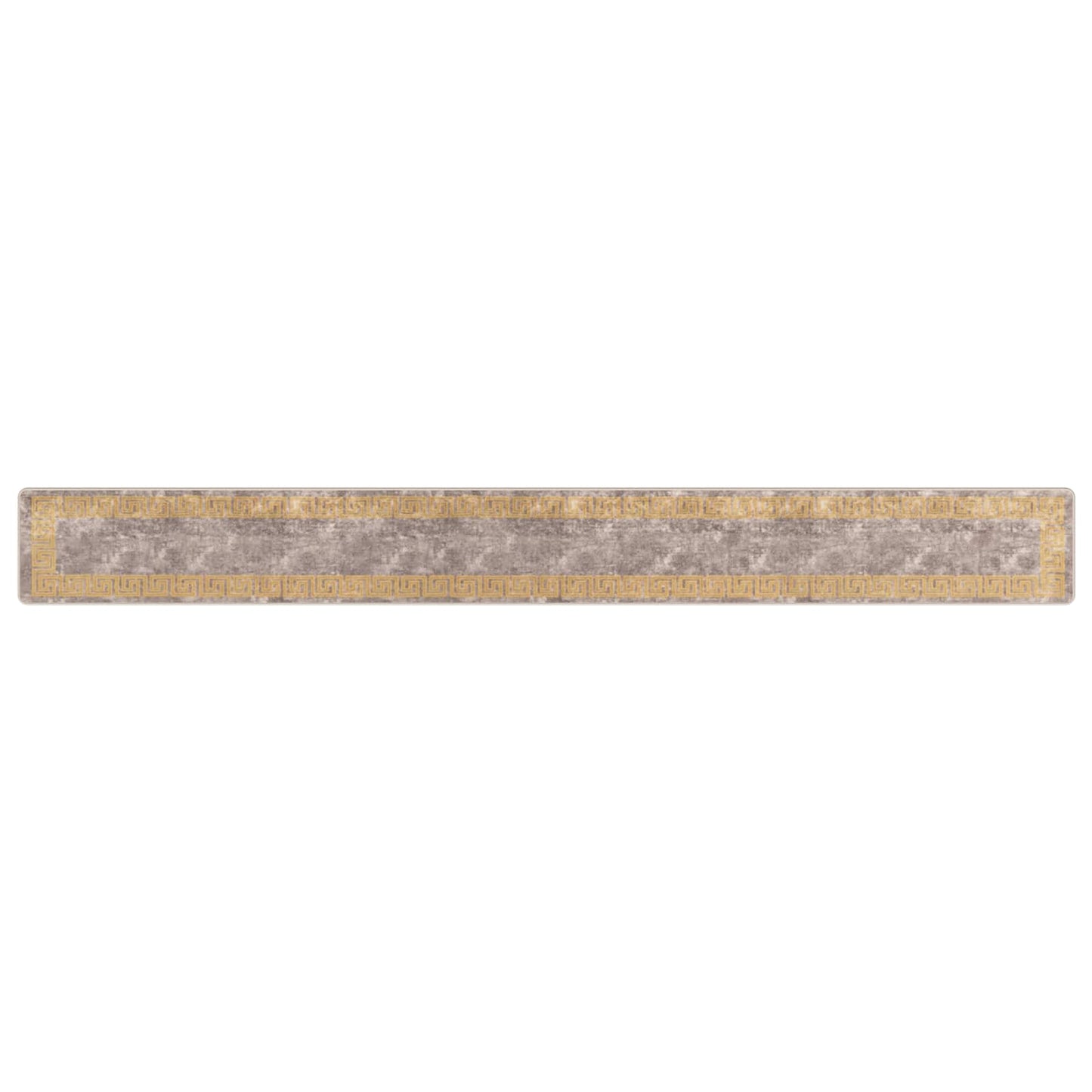 Rug Runner MARSA Grey 50 x 450 cm Polyester and PVC