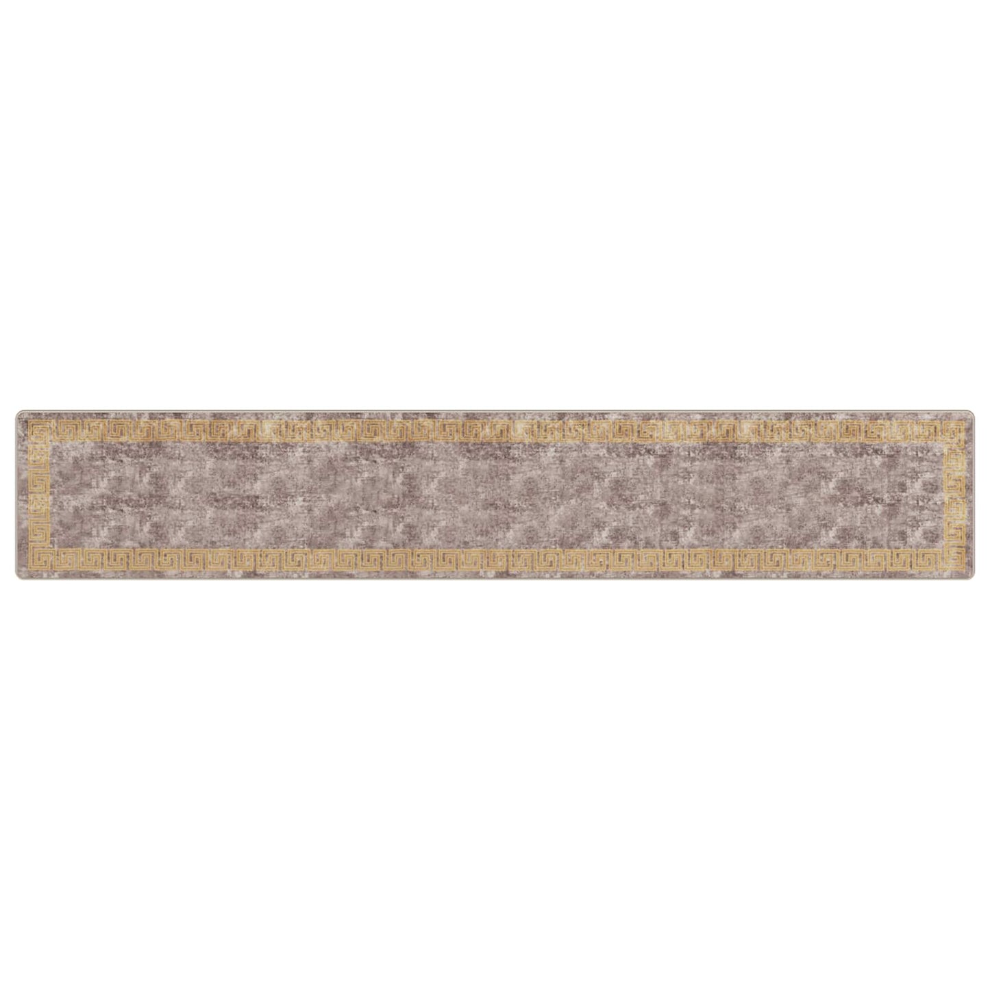 Rug Runner MARSA Grey 80 x 450 cm Polyester and PVC