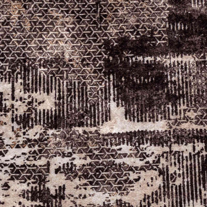 Rug Runner MARSA Black 50 x 350 cm Polyester and PVC