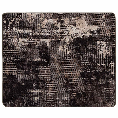Rug Runner MARSA Black 80 x 100 cm Polyester and PVC