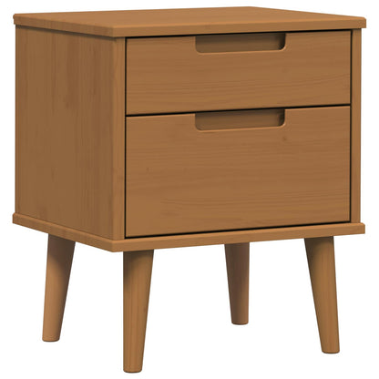 Bedside Cabinet Caramel 40 x 35 x 48 cm Solid Pine Wood