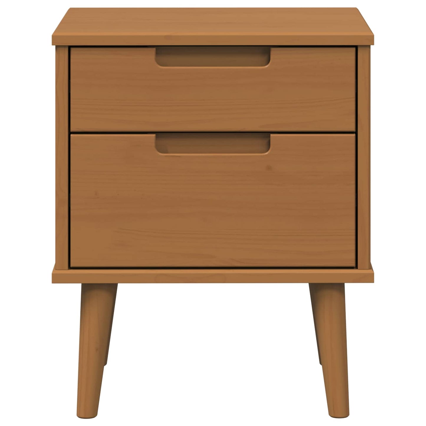 Bedside Cabinet Caramel 40 x 35 x 48 cm Solid Pine Wood