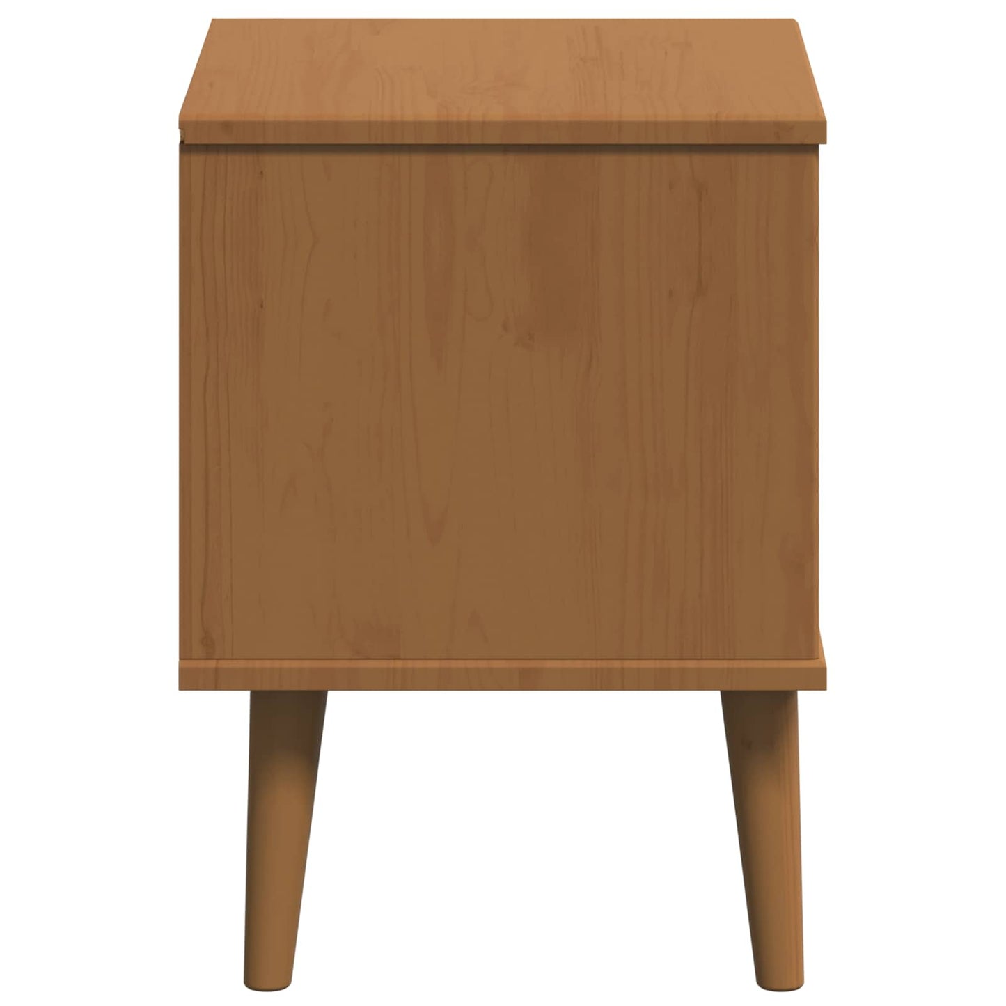 Bedside Cabinet Caramel 40 x 35 x 48 cm Solid Pine Wood