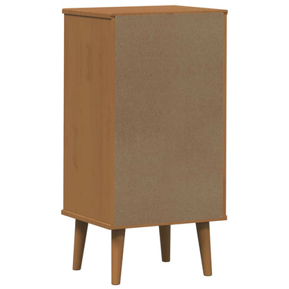 Chest of Drawers MOLDE Caramel 40 x 35 x 82 cm Solid Pine Wood