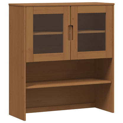 Hutch MOLDE Caramel 90 x 35 x 100 cm Solid Pine Wood