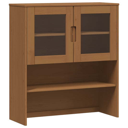 Hutch MOLDE Caramel 90 x 35 x 100 cm Solid Pine Wood