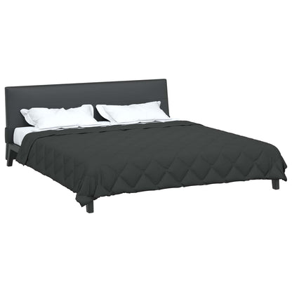 Summer Duvet Anthracite 220 x 200 cm Microfiber