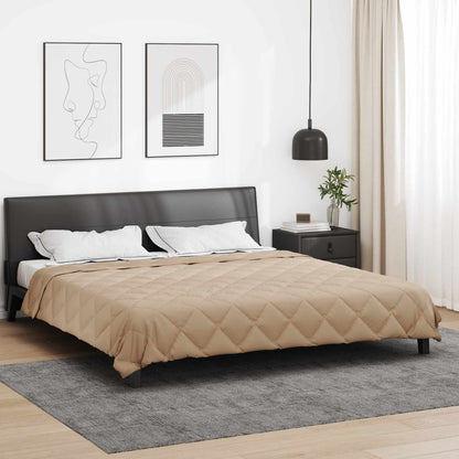 Summer Duvet Taupe 200 x 200 cm Microfiber