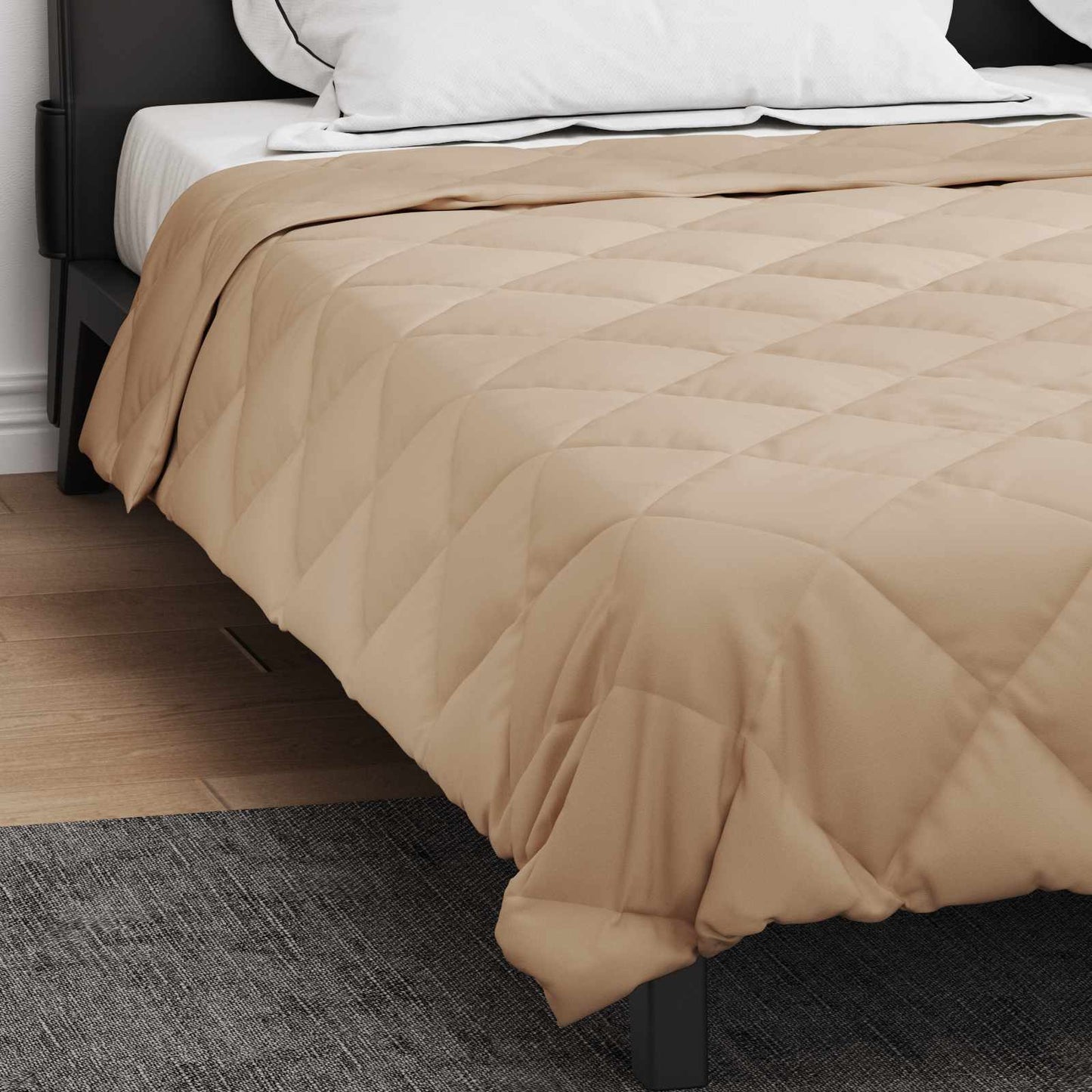 Summer Duvet Taupe 240 x 200 cm Microfiber