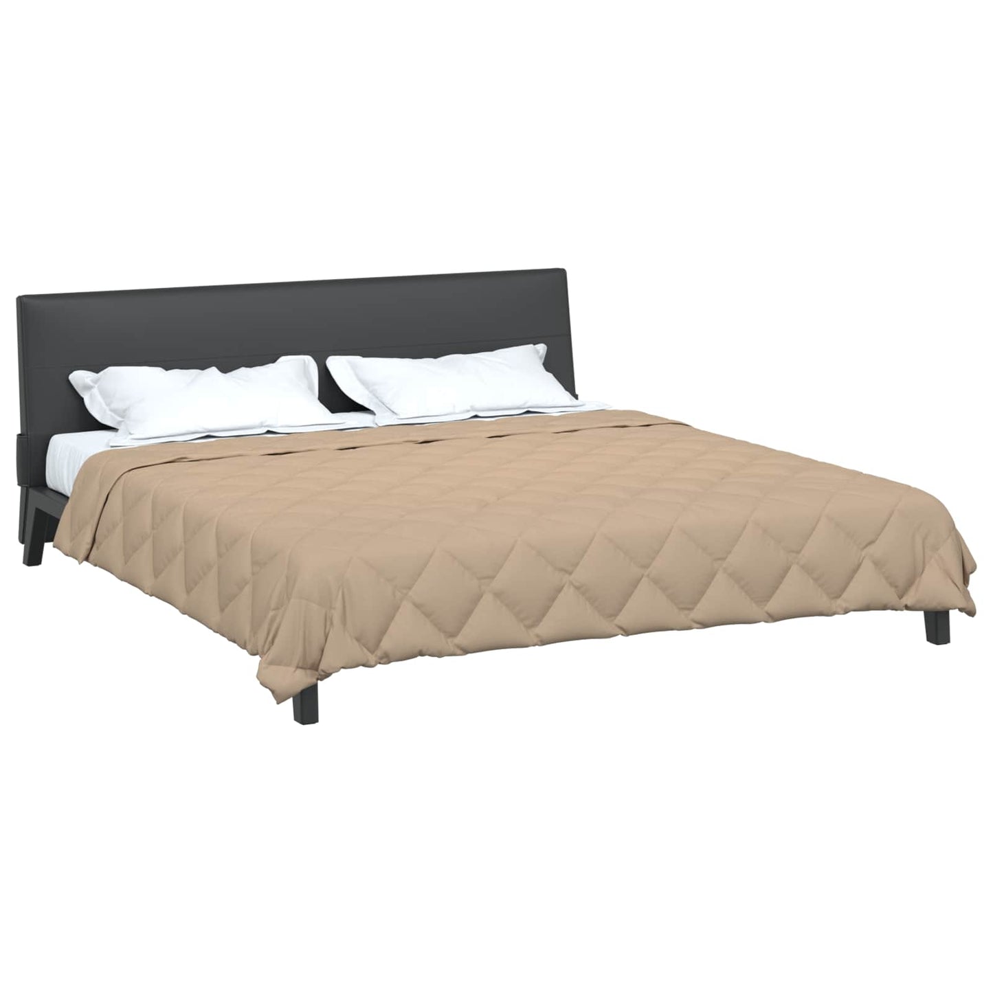 Summer Duvet Taupe 220 x 200 cm Microfiber