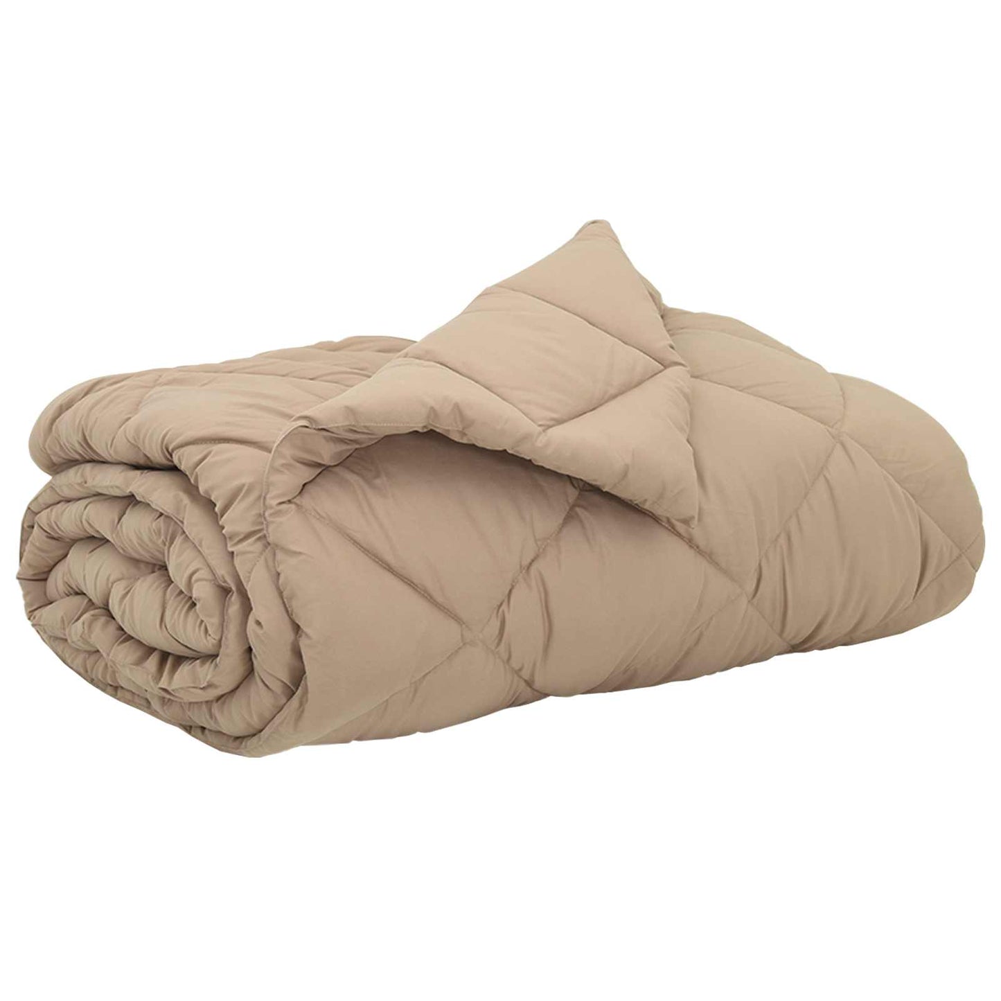 Summer Duvet Taupe 220 x 260 cm Microfiber