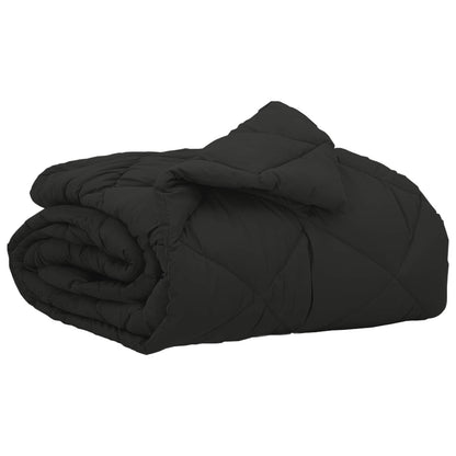 Summer Duvet Black 200 x 155 cm Microfiber