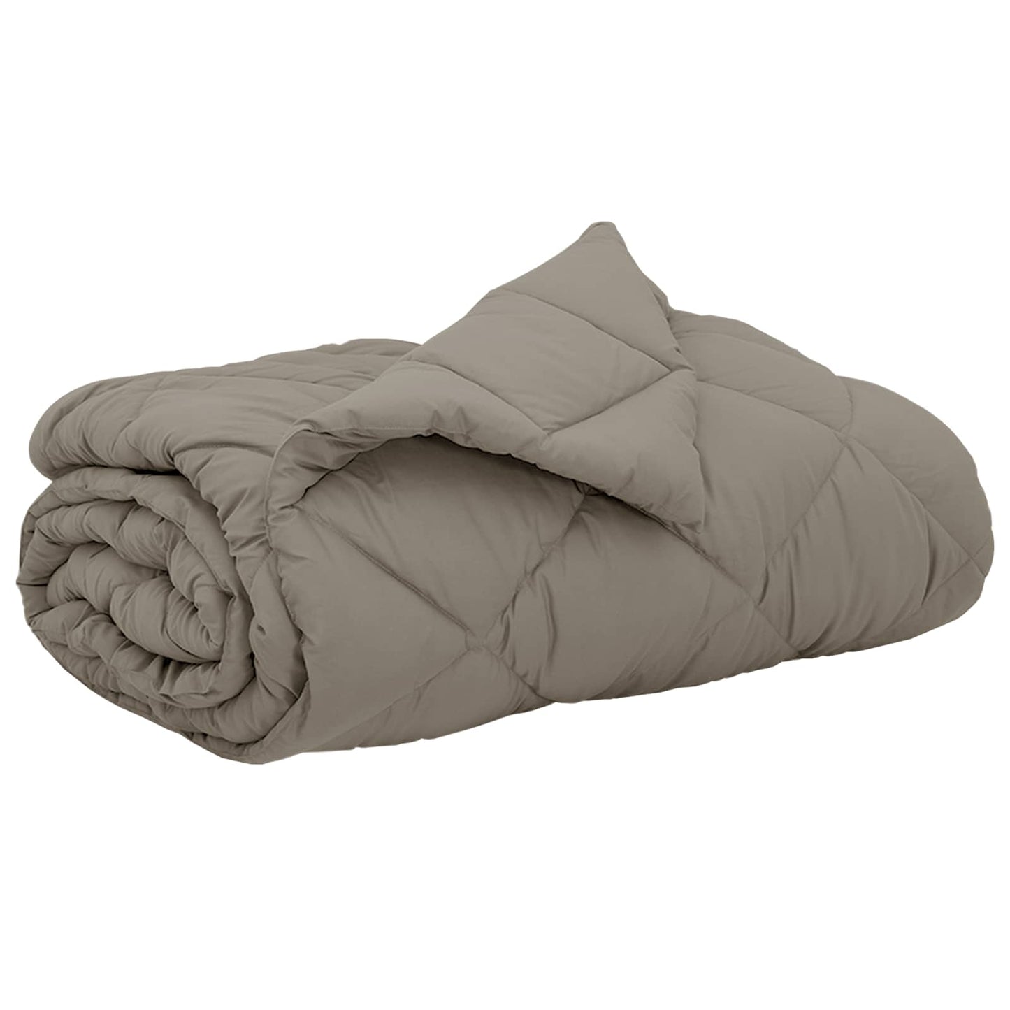 Summer Duvet Light Grey 220 x 200 cm Microfiber