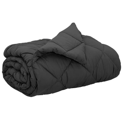 Full Year Duvet Anthracite 200 x 200 cm Microfiber