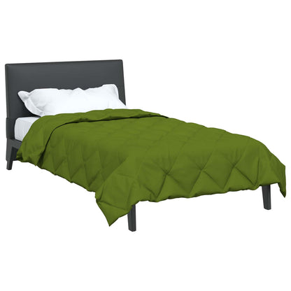 Full Year Duvet Green 155 x 220 cm Microfiber
