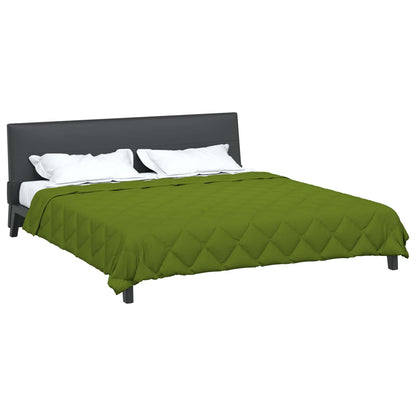 Full Year Duvet Green 200 x 220 cm Microfiber