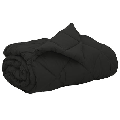 Full Year Duvet Black 200 x 200 cm Microfiber