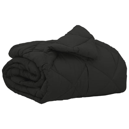 Full Year Duvet Black 155 x 220 cm Microfiber