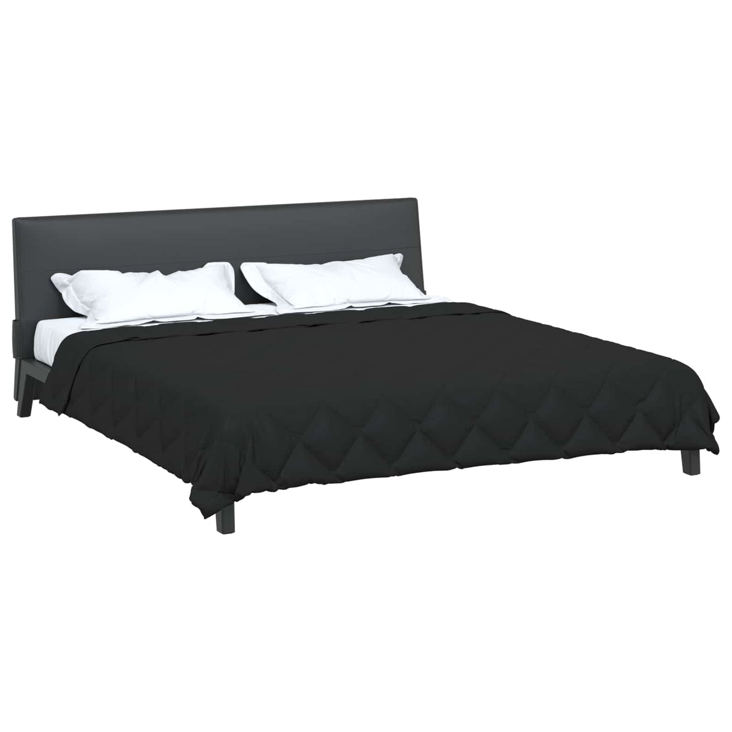 Full Year Duvet Black 220 x 260 cm Microfiber