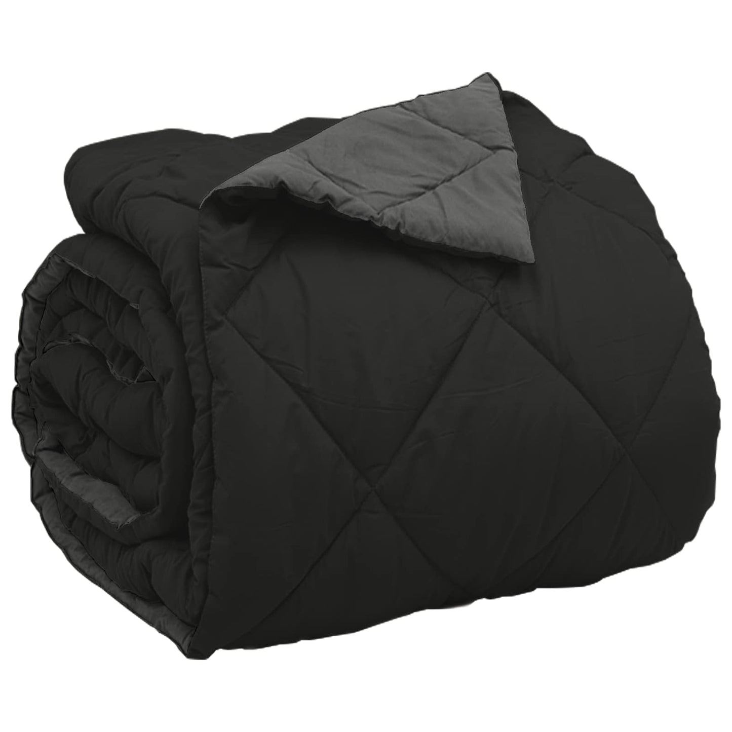 Full Year Duvet 200 x 220 cm 300 gsm Black and Anthracite