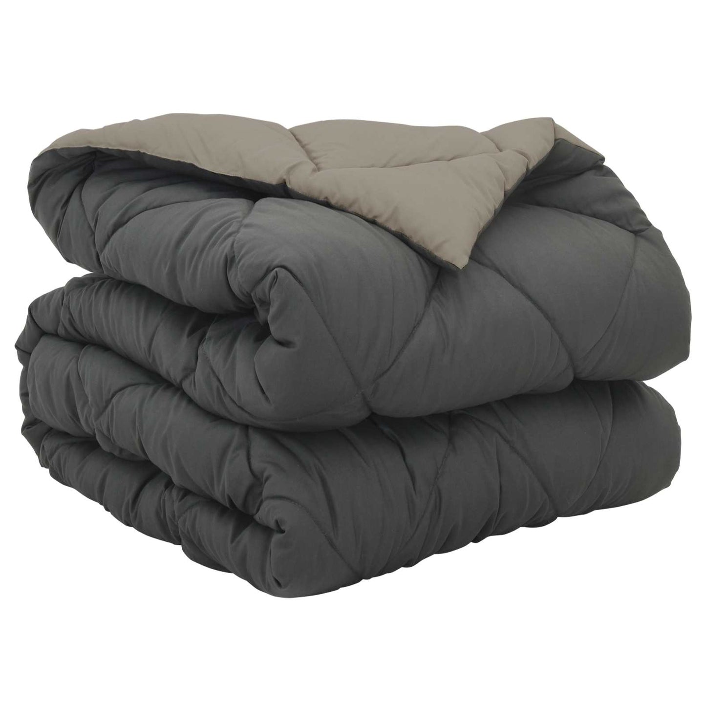 Full Year Duvet Light Grey and Anthracite 155 x 220 cm