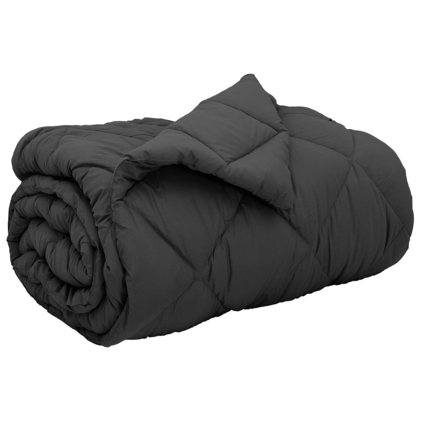 Winter Duvet Anthracite 135 x 200 cm Microfiber