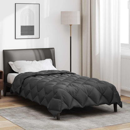 Winter Duvet Anthracite 140 x 200 cm Microfiber