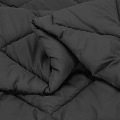 Winter Duvet Anthracite 155 x 220 cm Microfiber