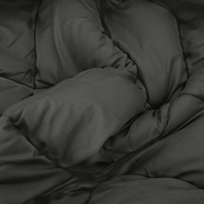 Winter Duvet Anthracite 155 x 220 cm Microfiber