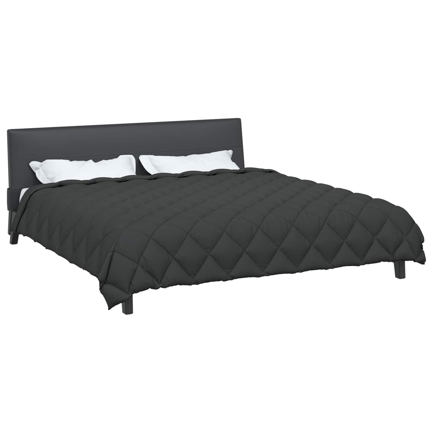 Winter Duvet Anthracite 200 x 200 cm Microfiber