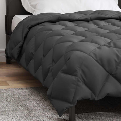 Winter Duvet Anthracite 135 x 220 cm Microfiber
