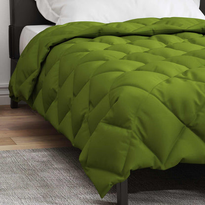 Winter Duvet Green 135 x 200 cm Microfiber