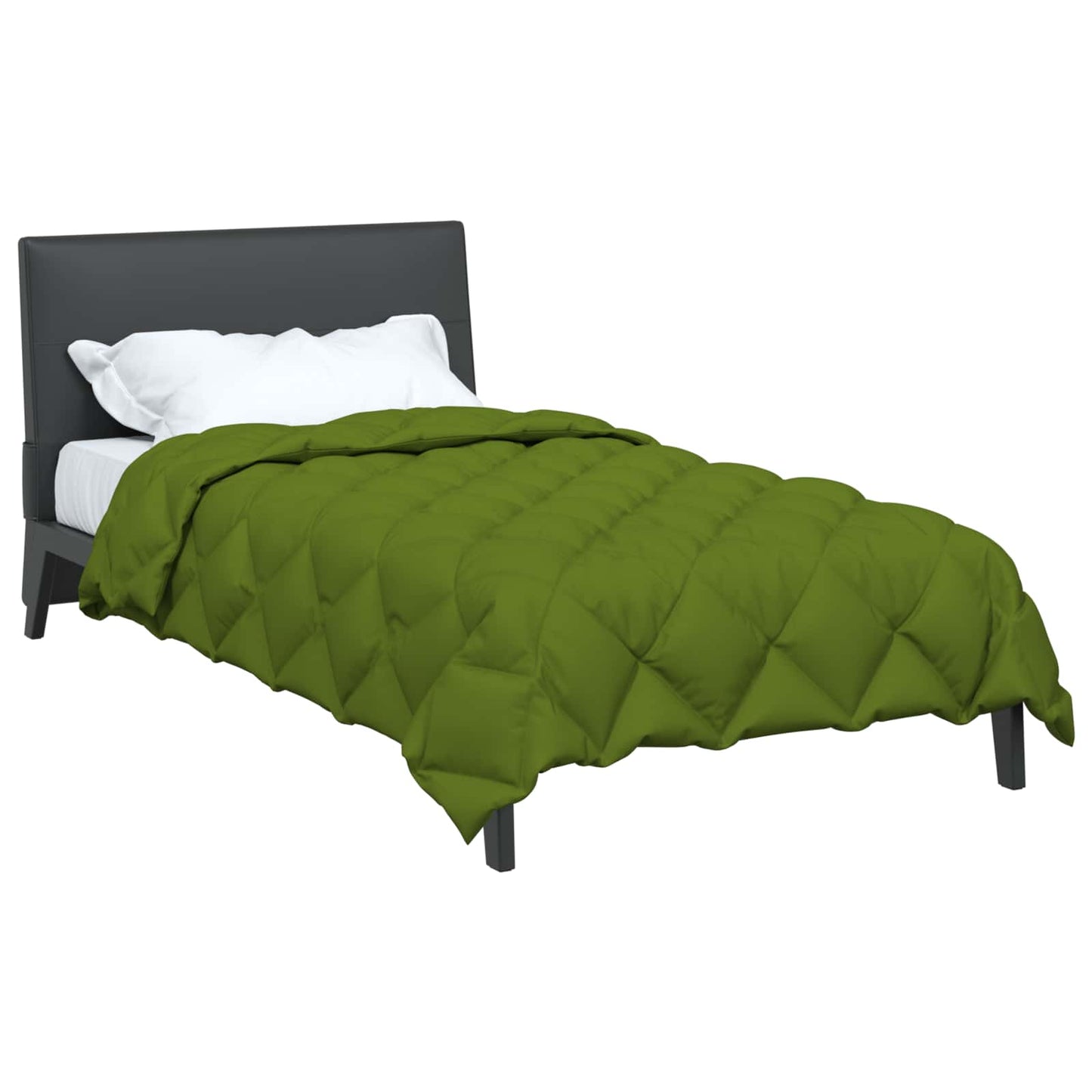 Winter Duvet Green 140 x 200 cm Microfiber