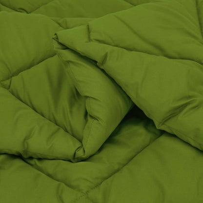 Winter Duvet Green 140 x 220 cm Microfiber