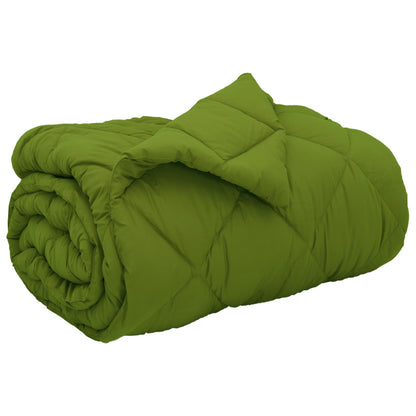 Winter Duvet Green 140 x 220 cm Microfiber