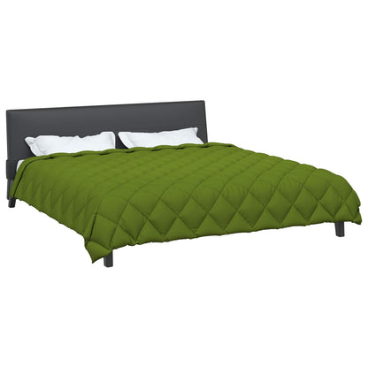 Winter Duvet Green 220 x 240 cm Microfiber